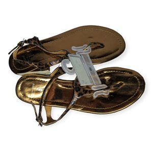 NWT Bakers Adelaide Leopard Print Sandals Size 6B